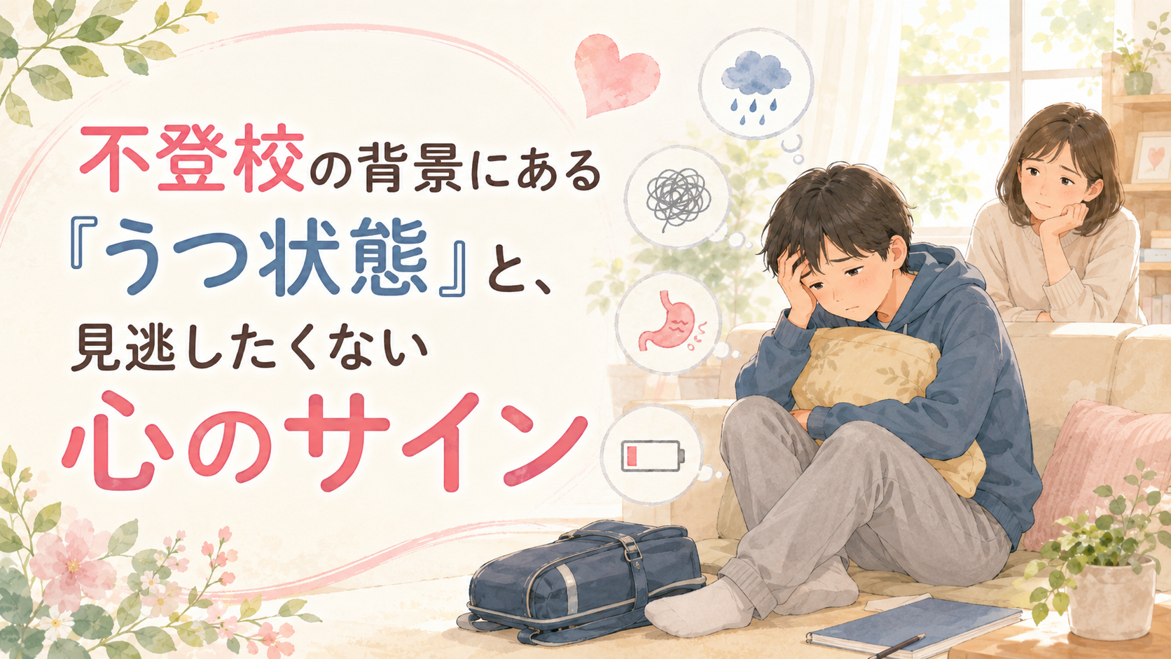 不登校うつのサイン