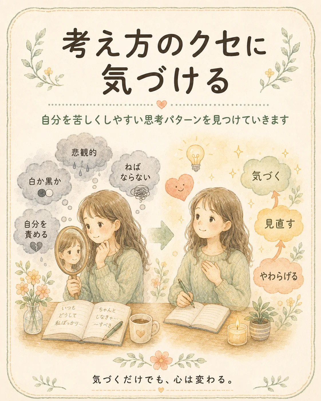 考え方のクセに気づける